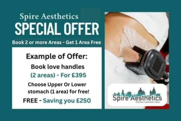 Fat Freezing Promotion Ashbourne from Spire Aesthetics - Book Today!
