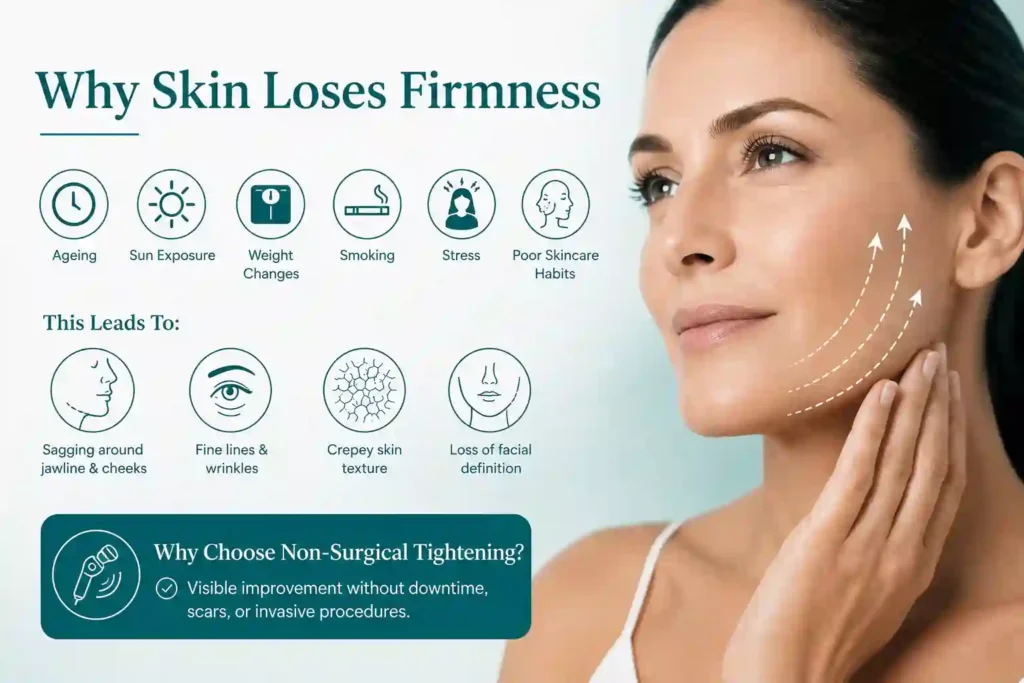 What Makes Skin Lose Firmness and Why Do People Seek Non-Surgical Tightening Ashbourne?